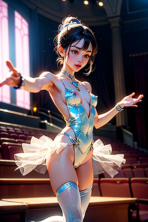 Costume girl，，pole dance，Hot dance moves