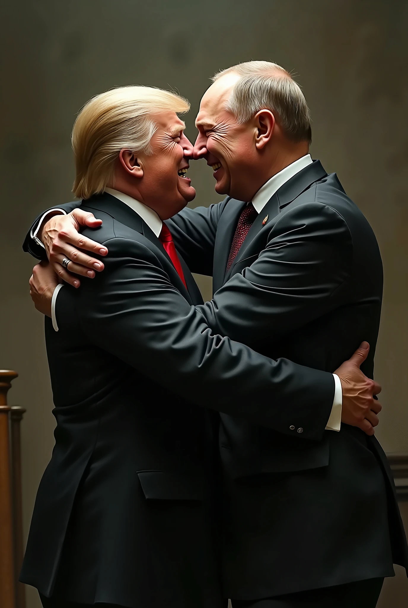 president russia putin president trump hugs