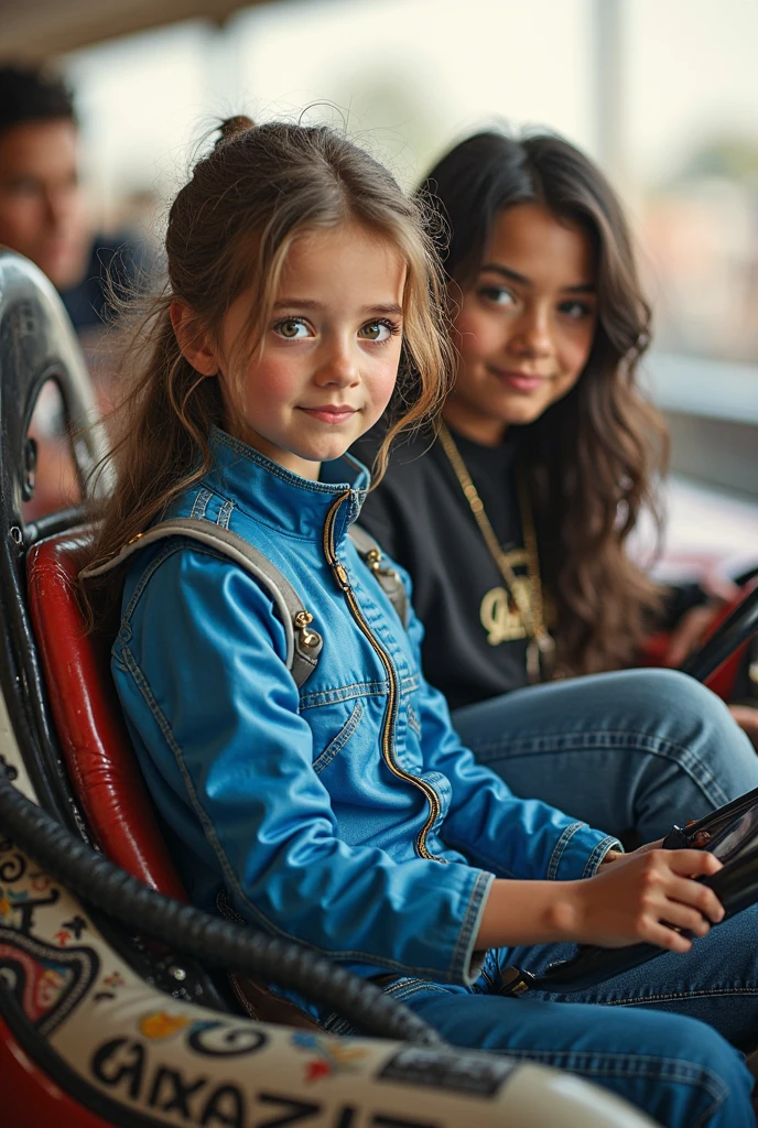 BLONDE CHILD girl,wearing a pink hat and scarf sitting on a black leather chair, photo from a promotional session, promotional photoshoot, young girl, beautiful young model, pink cowboy hat, young ager, photo shoot, photoshoot, inspired by Toros Roslin, red dress and hat, modeling essay, young and beautiful girl, studio portrait photography, photoshoot solo