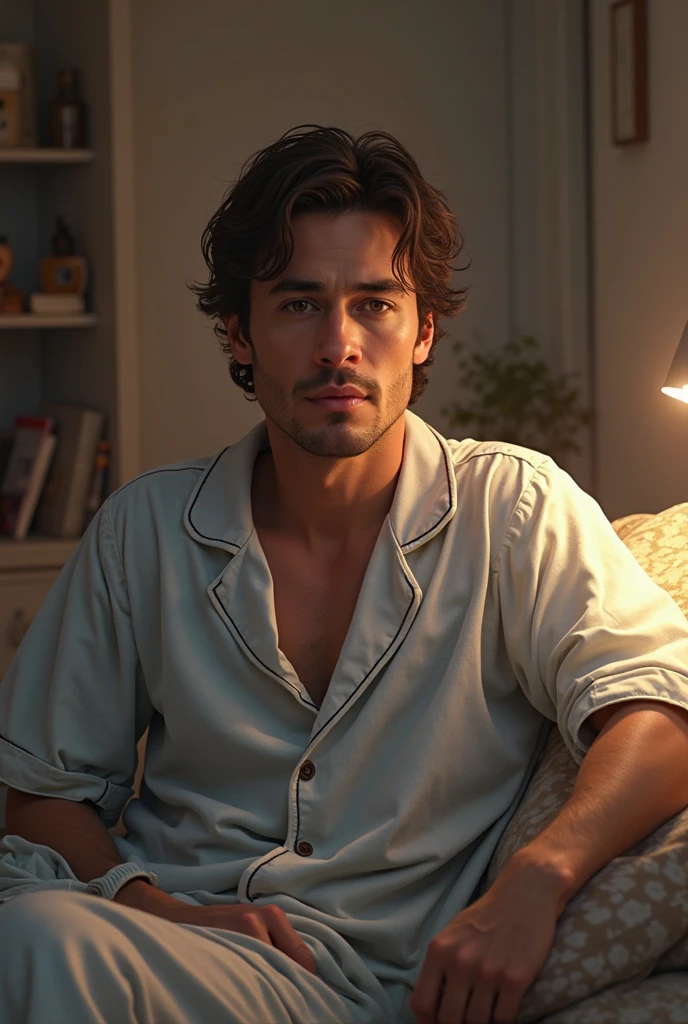 Um homem em volta do seu povo