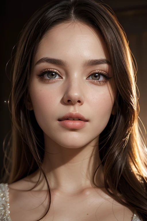 score_9,score_8_up,score_7_up,score_6_up BREAK source_real,raw,photo,realistic BREAK close up,Surreal,film photography aesthetic,young woman gazing upward,expression of contemplation,delicate facial features,soft natural lighting highlights cheekbones,eyes,and lips,warm skin tones against a dark backdrop,subtle interplay of shadow and light,high-contrast photography,hint of traditional film grain texture,fine details in the eyes and skin,minimalist aesthetic,no visible accessories,natural makeup,a moment captured mid-thought or mid-reverie,emotional depth conveyed through upward gaze and slightly parted lips,slight sheen on skin suggests warmth or humidity.,
