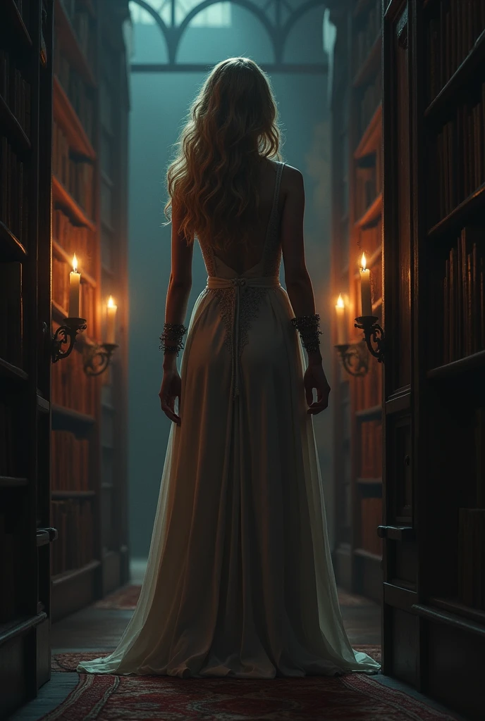 Ashley Resident Evil is very revealingly arousingly provocative dressed in a long slatted see-through white wedding dress with a huge neckline and a backless cutout at the hips, looks at the camera, bends over slightly showing off her breasts, looks like a bride, 3D art realistic in a bright room, bright colors background of medieval royal castle Ashley looks like a slutty bride