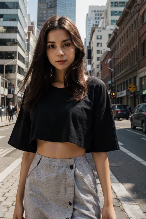 1girl in, 30 years old, Square face, Long hair, Looking at viewer, jewelry, Reality, Sexy, Short skirt outfit, , sports background, free pose