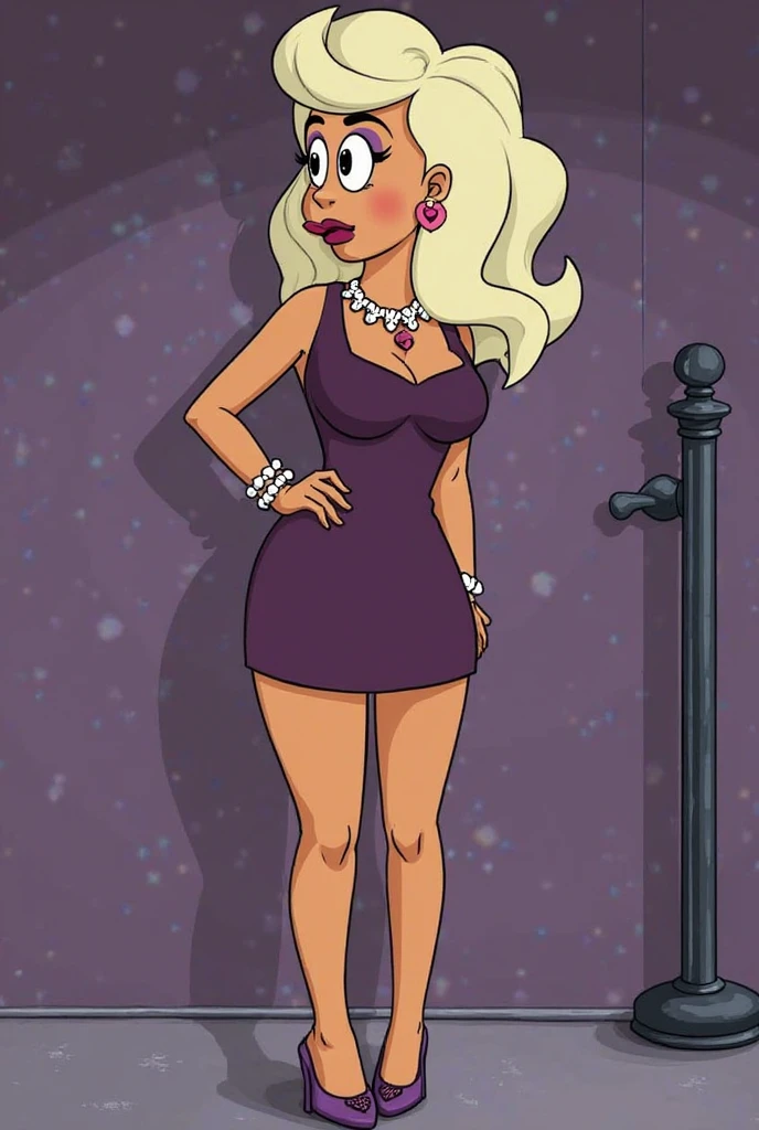 4k, Comic Babes, cartoon of a woman in a purple bikini holding a glass of wine, she holds a glass of wine, enjoying a glass of wine, hot blonde woman in the wine cellar, megara, with a bottle of wine, body pinned up, holding a glass of wine, drinking wine, holding a glass of wine, Cartoon character, inspired by Tex Avery, inspired by Tina Blondell