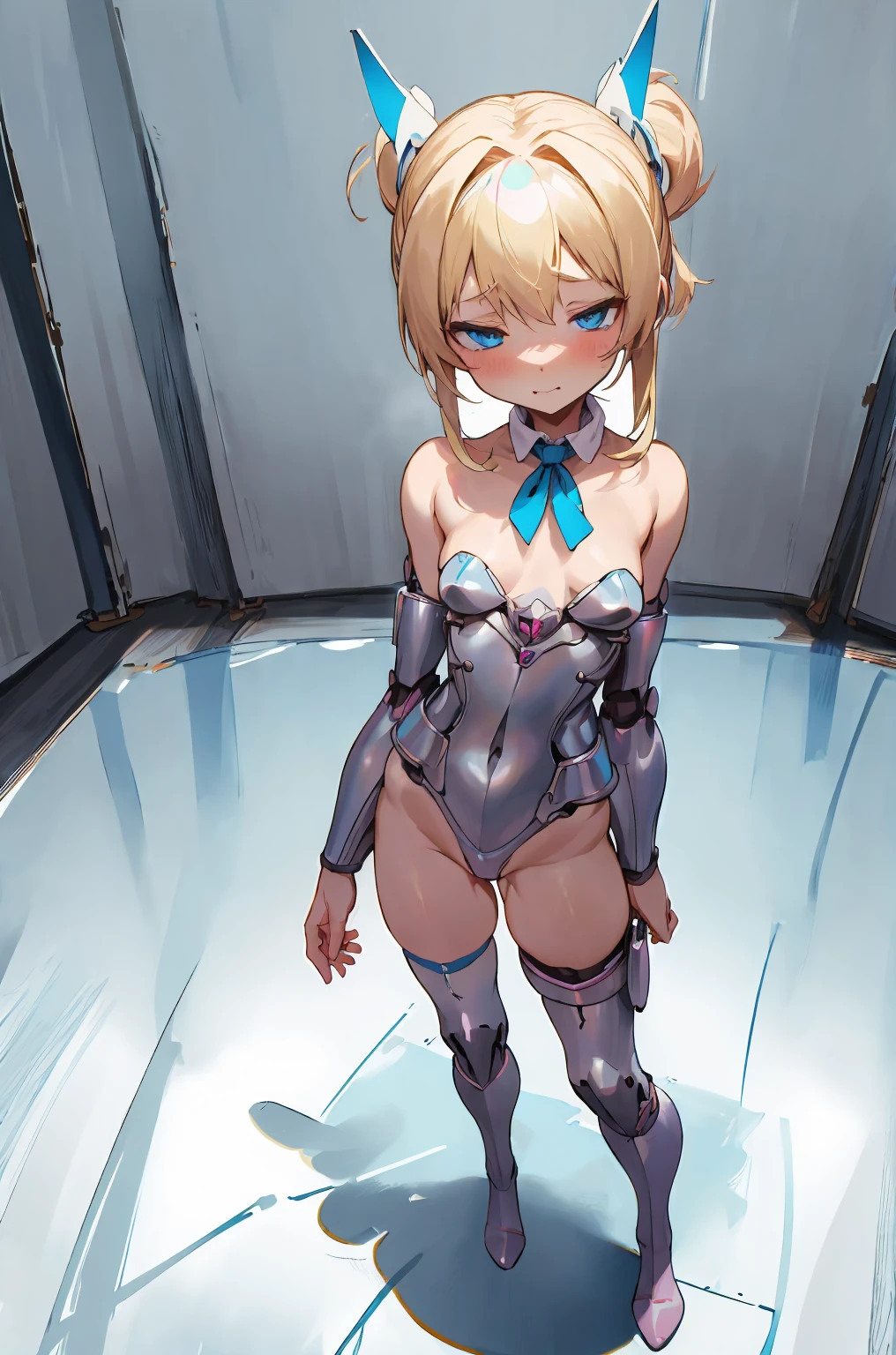 highest quality，detailed descriptiの上，whole bodyエスビアン，whole body，Kung Fu Pose，Spread your legs，Sweat，short hair, hair bun, maid headdress, bodysuit, elbow gloves, fingerless gloves, thigh strap, thigh boots expressionless, View Viewer, flowing bangs,1 girl, (((highest quality))), Anatomically correct, grown, Big Ass, Devil Nin Suit,Rinko Costume, long 髪, ,High Ponytail, Side Lock, Ninja Artist, Shiny服, Impossible Bodysuit, Perfect for your skin, Purple bodysuit, fishing net, Underbust cut out, Arm guard, Underbust,cute, Looking at the audience, Beautiful Eyes, Beautiful background, Particles of light, Light of the sun, Dramatic lighting, outside, Shiny, Realistic, highest quality, Very detailed, Get used to it, scenery, Beautiful and detailed, thin 髪，