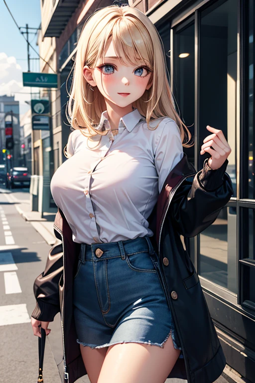 fille en style d'anime nu