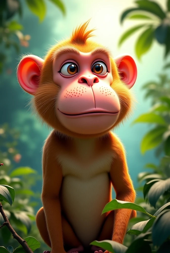 But a big nosed monkey - SeaArt AI