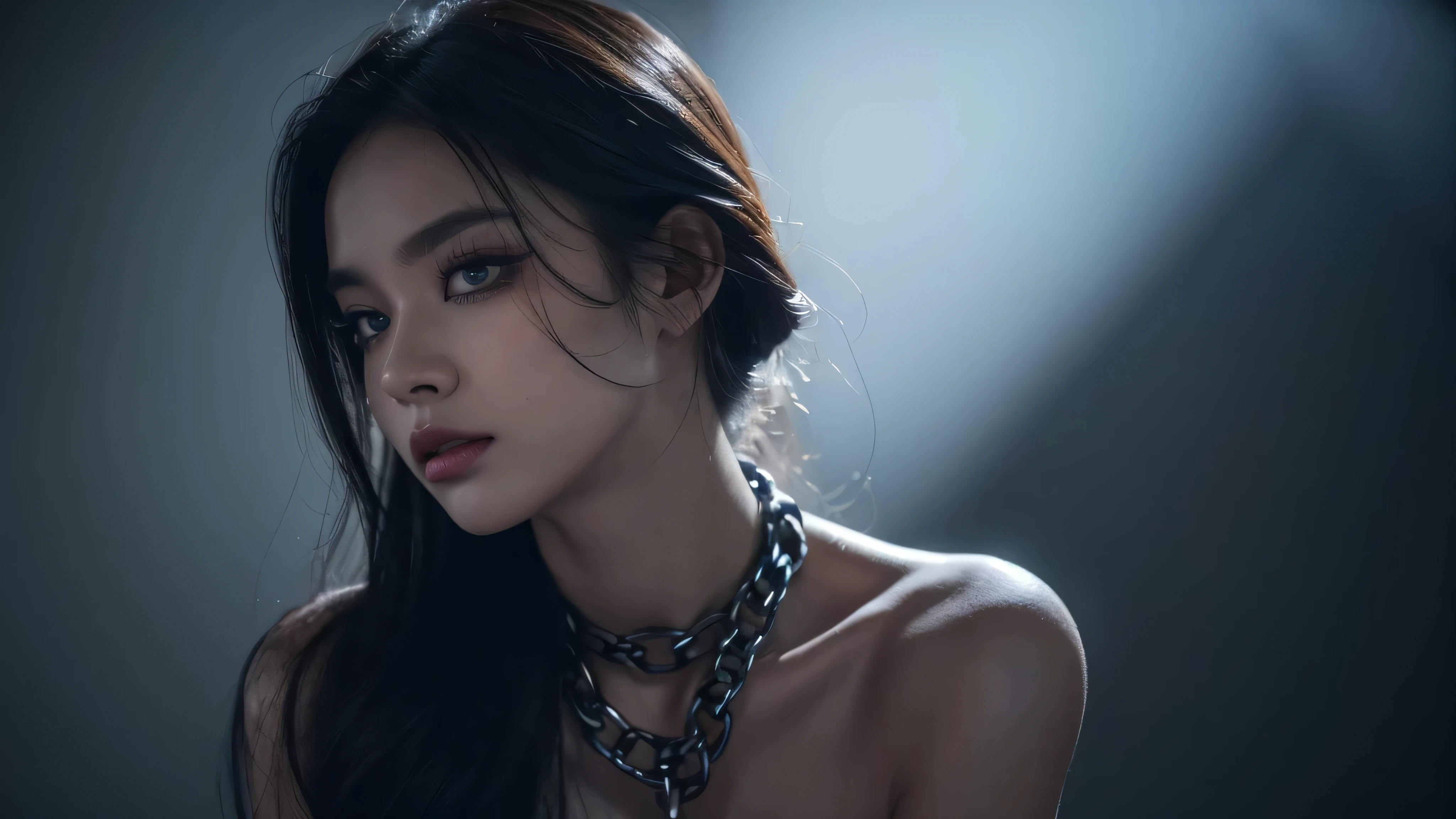 ((Top Quality、16K、masterpiece:1.3))、a tall and beautiful woman、Perfect Figure:1.4、(gothic aesthetic) Slim Abs、(goth girl) black hairstyle、long hair、No postural movement、Stand up straight、Huge bust、Highly detailed facial and skin texture、(A detailed eye, Symmetry Eyes, Clear realistic eyes, Double eyelidd、Cold-stricken face、Symmetrical face), pale-white skin (illuminated, realistic shading sound), goth makeup, Royal sisters full of fans、The Telegraph Esbian、peach buttocks、(black gothic Knit Dress, Very Tight Knit), cleavage, squart、(Raw foto:1.2)、((Photorealcitic:1.4))Top Quality、masterpiece、Real Photography、very delicate and beautiful.、super detailed CG、Unity、8K photo wallpaper、delicate detail、best qualtiy、Highly detailed CG unity 8k wallpaper、absurderes、Incredibly Absurd、huge file size、extremely highly detailed、Hight Resolution、ighly Details、Beautiful detail girl、extremely detailed eyes and face、beautiful delicate eyes、Facial light、cinematic lightings、(big hips, thick thighs, beautiful legs, black pantyhose) 1girll、see -through,Watch your audience, Plane Air, high ponytail、ulzzang-6500、The Telegraph Esbian, different poses at different angles,