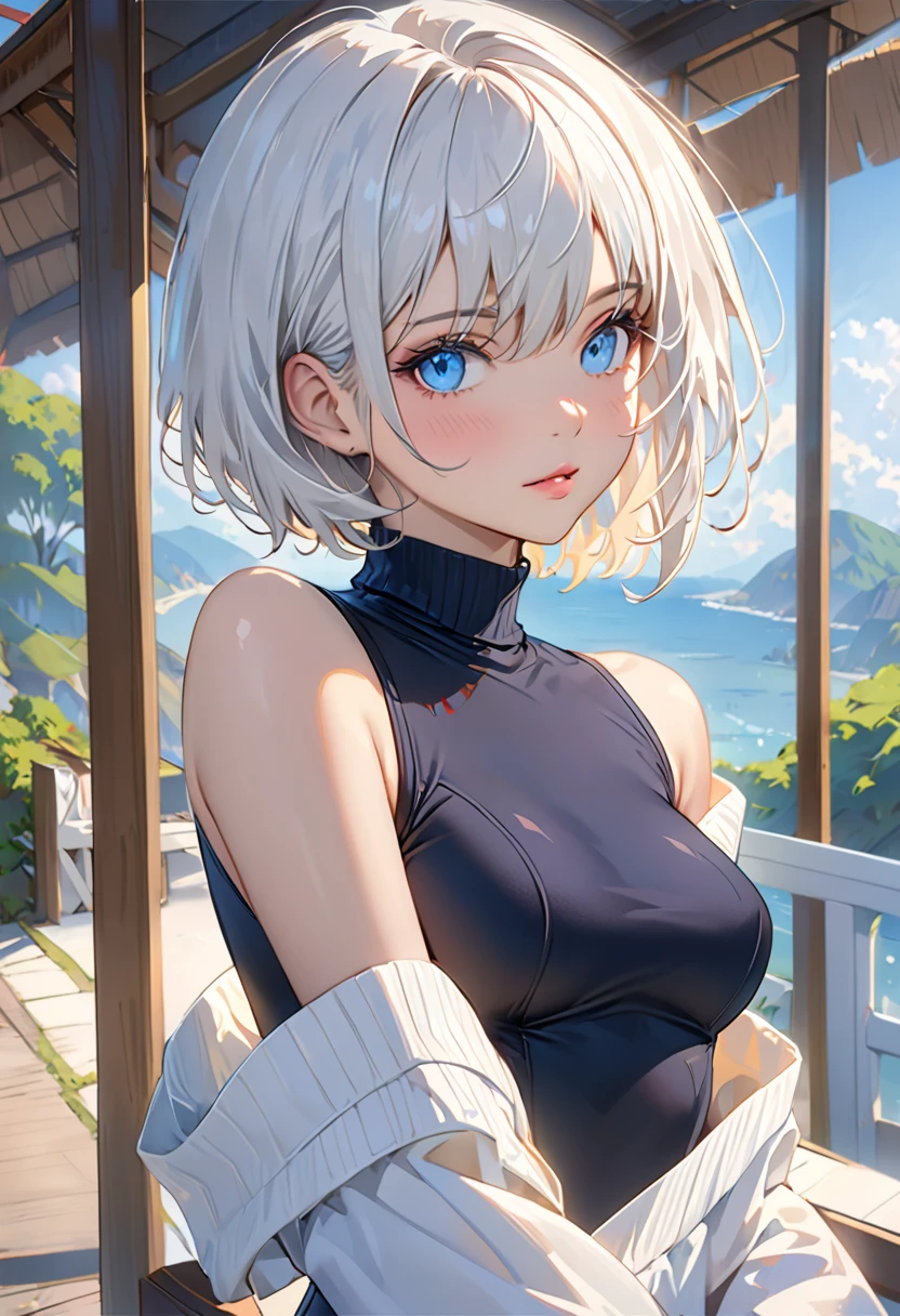{top view|dutch angle|from above},
(masterpiece),(best quality),
looking at viewer,
{long hair|short hair}, (wavy hair:0.8),
{upper body|cowboy shot},
{indoors|outdoors},
{fantasy|modern|science fiction},
{dawn|night},
{blonde hair|black hair|white hair}, two-tone hair, 
{medium breasts|large breasts},