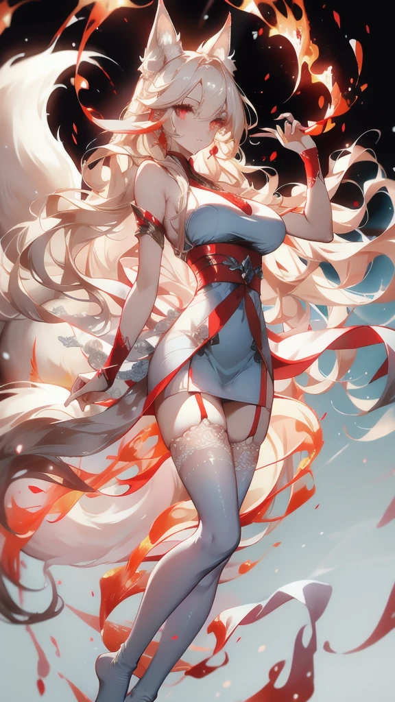 ((masterpiece, best quality)), Delicate face,JK style,Full body painting,Perfect body proportions,Large Breasts,Long legs,((Long wavy hair)), ((Half of her hair is white,The other half is black,Available in two colors)),beautiful eyes,Fantasy style,Extremely beautiful,transparent,_underwear,Lace,Pantyhose,(masterpiece, best quality:1.2), 1girl, solo, ((gufeng,bare shoulders)), at the hilltop,Moonlight,((night)), ((full body)), ((from below)), ((sitting position, sitting at the edge of a cliff)), figure of heroine,Slender sexy legs,very beautiful legs,Leaking sexy legs,Big breasts,beauty, mystery。Exquisite facial beauty,Otherworldly beauty。The bridge of the nose is straight,Lip color like cherry,Confident and calm。face chiseled,Skin as fair as jade,Makeup is light and delicate,Show her temperament and charm。Light foundation, Transparency of skin,perfect eyebrow shape,eye makeup,eye shadow,Eyeliner,Eyes are brighter and more energetic。Put on grace lipstick,Charm and sophistication。Graceful and chic clothes,Clothes flutter,Blown up by the wind,drifting into the distance。grace,Swinging action。Hair tied haphazardly behind the head,Secure it with a hosta,Strands of hair flutter gently in the wind,A beautiful landscape,Attract attention。beauty、grace、mystery