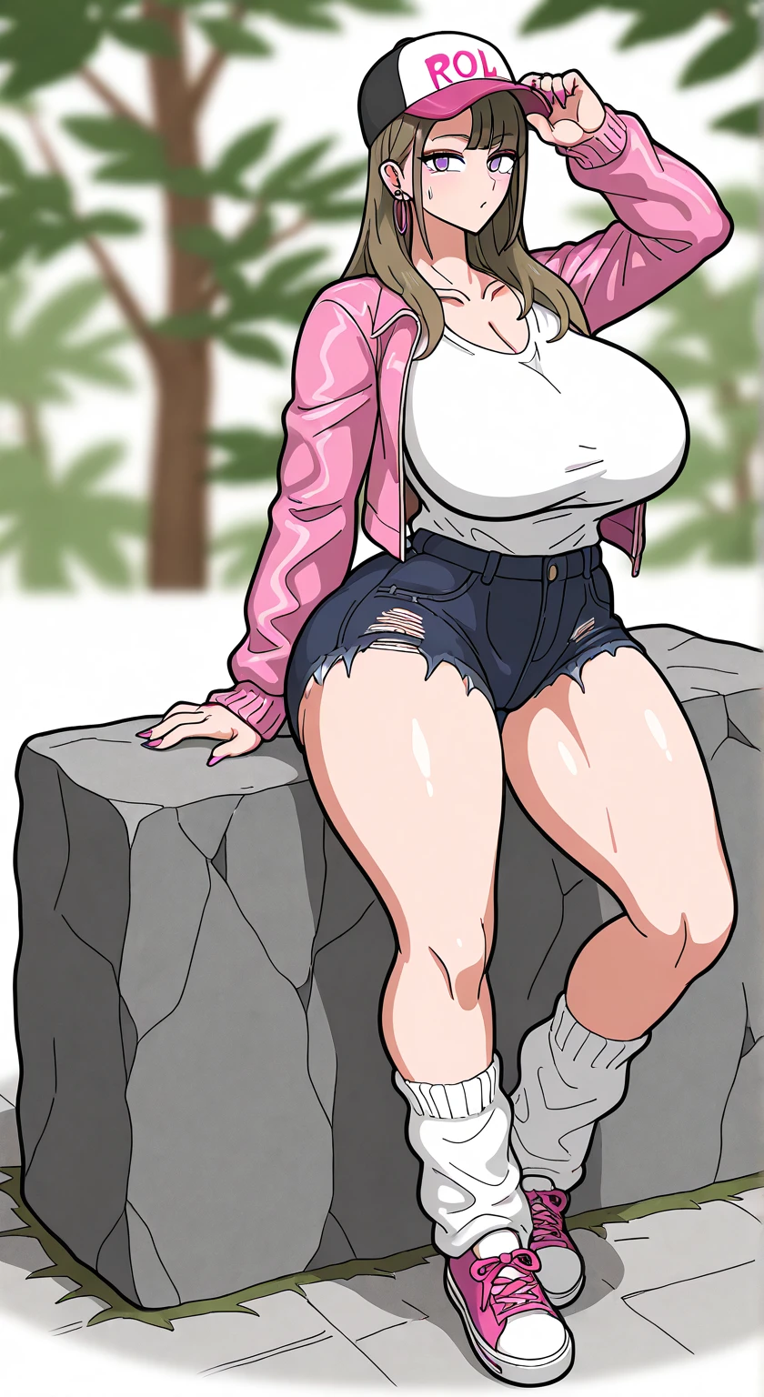 Score_9, score_8_up, score_7_up, score_6_up, score_5_up, score_4_up, source_anime, solo, 1girl, whore, prostitute, cute Mature female, BREAK Android18, sagging huge breasts, wide hips, thick thighs, sleeveless, huge areolae, areola slip, black areolae, sideview, detailed eyes, long eyelashes, looking at viewer, in slam street, ahegao, collarbone, head tilt, hairy stomach hair, hairy pubic hair, showing hairy armpit hair, sweating, bukkake on armpit, hentai, cum shot, big penis, tanned skin, having sex, sex from behind, side view, pov, spreading legs, crowds, hand behind the head, fecundation sperm