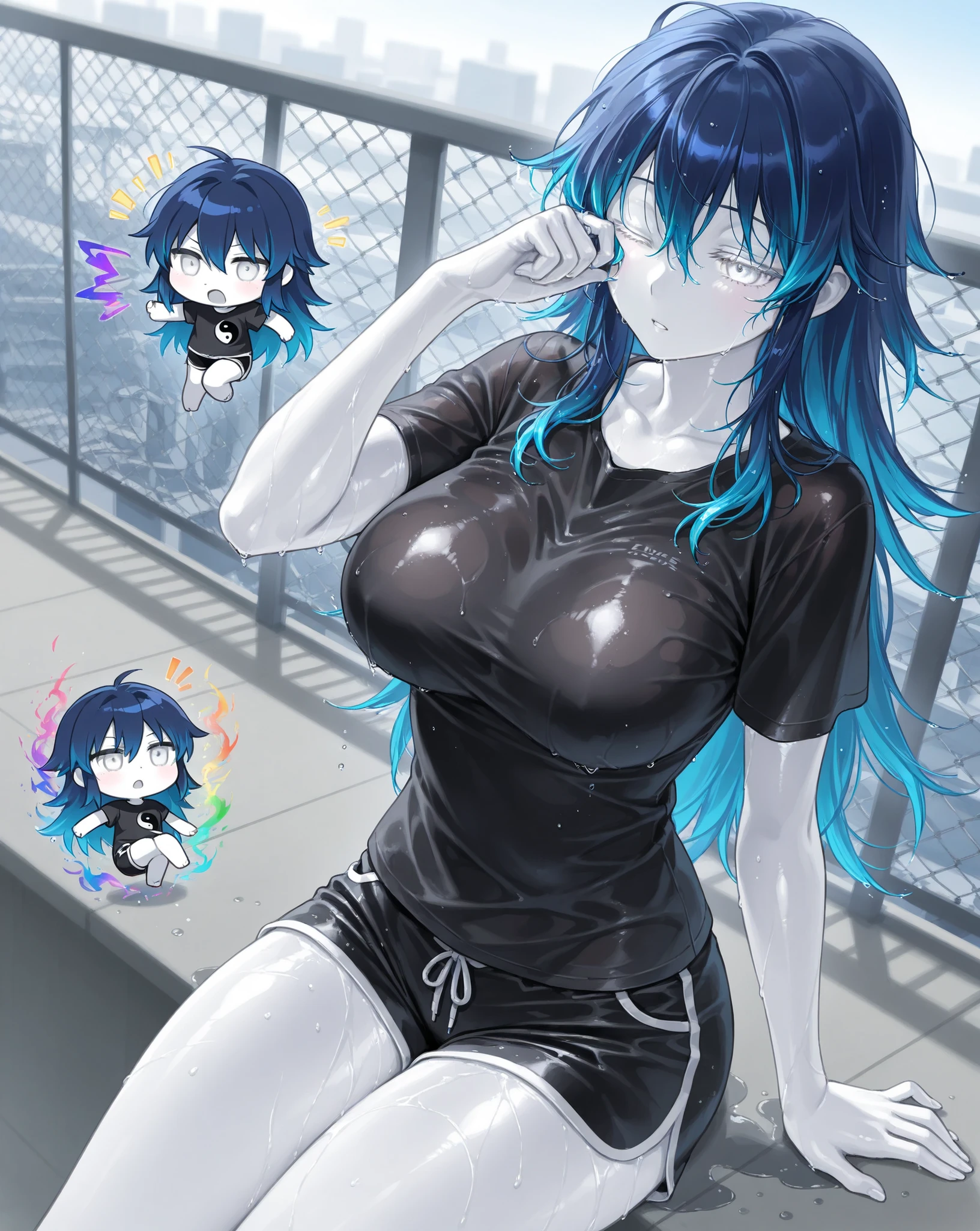 sucking dick, blowjob, open mouth, saliva, drooling, wet, cum on mouth, cum on tongue, cum on face, huge breasts, big ass, big thighs, blush, crossed-eyes, front view, looking at the viewer, milf, ahegao, rolling eyes, tongue, Perfect slim body, Geen