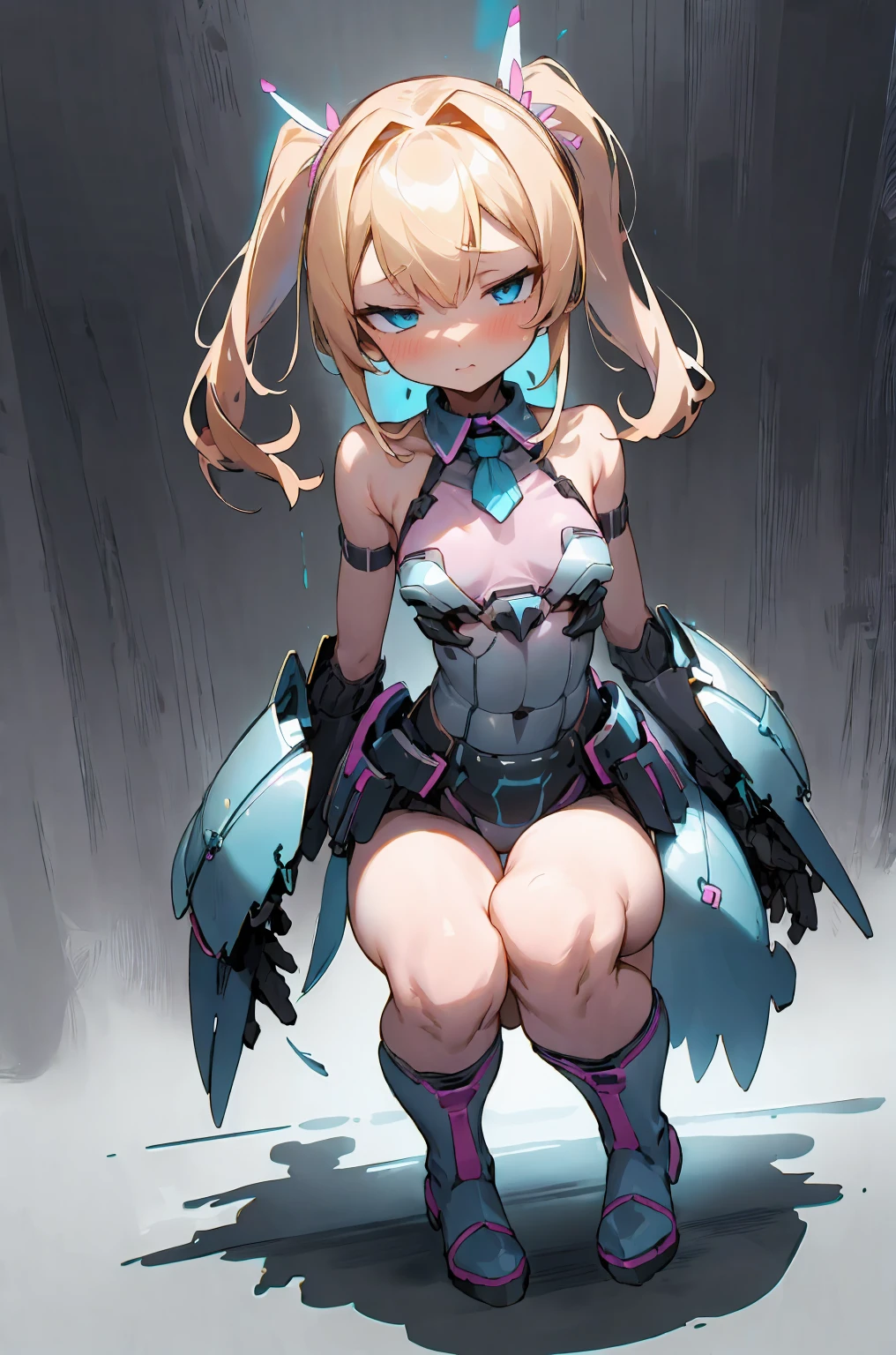 (Extremely detailed CG), (Highest quality),(full body)，(( Spread your legs，Strike a Pose)),1 teen_girl,alone, Akatsuki Kirika，symphogear，Perfect Face,  Glowing Skin, Glowing Skin, Wide Hips,Tight waist,Knee-high boots，Elbow Bag,1 girl, Long Hair, Big Breasts，Thick thighs，sunset，Octane，(rise_leg:1.2),(leg_in_front_of_girl:1.3),rise_feet,stretch_knee,rise_sole,rise_heel,rise_ toes,rise_ankle,(stretch_leg:1.1),(Buttocks:0.6),big_smile, laugh,back_knee,I-shaped_balance,stretch_knee_back,crotch,