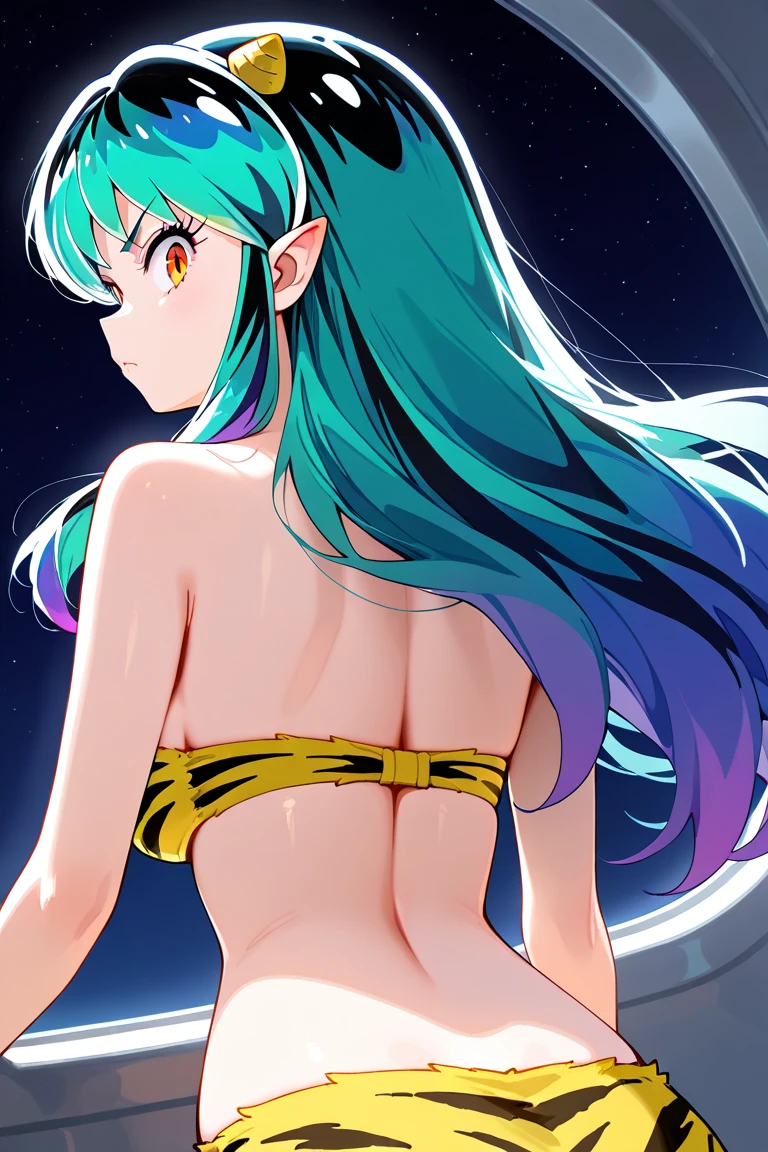 sexy Lum invader (naked) in the space