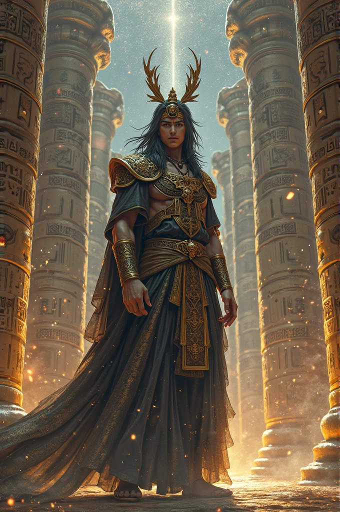 rey, templo doradas, Babylon, Babylonian, divinity, might, realisitic, doradas, jewelry, grandiose, Kuno, ancient war weapons, Gods, Babylon antiga, hanging gardens, Ablaze, BRIGHT, strength, armour, royaltly, imagem realisitic, pele realisitic, adornos realisitics, tails, demonstração de might, riches, アニメ
