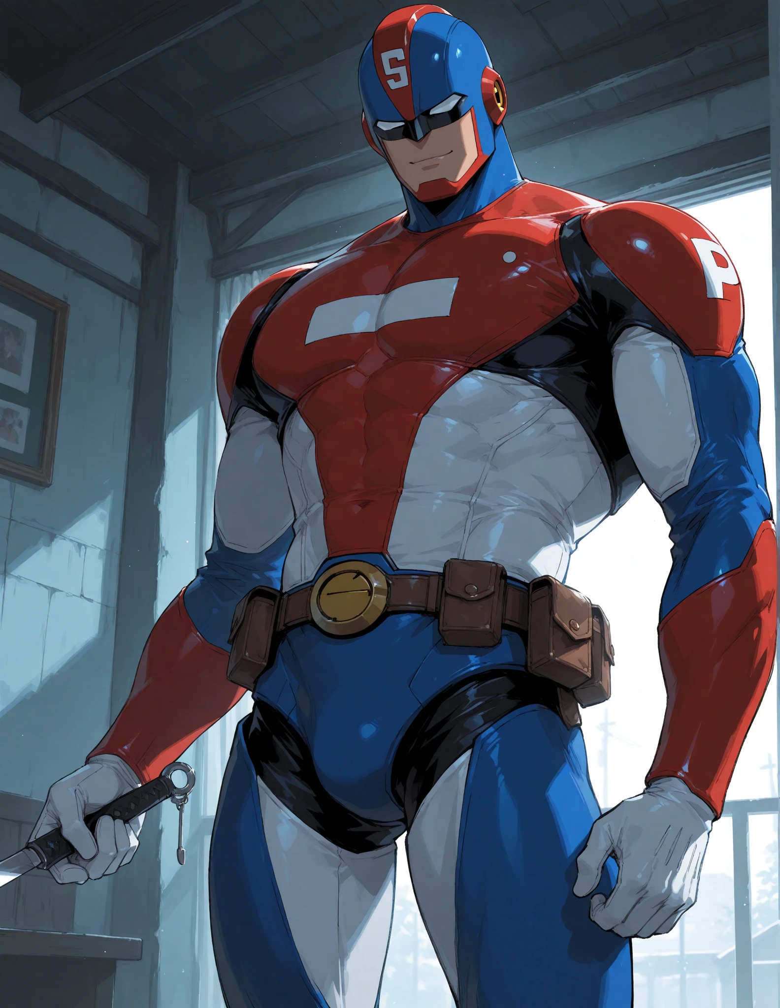A shy Tony stark,iron man ,nsfw, homoerotic, penis, Marvel comics 