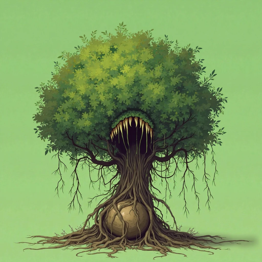 fruitynightmare <lora:fruitynightmare_model:0.7>  tree