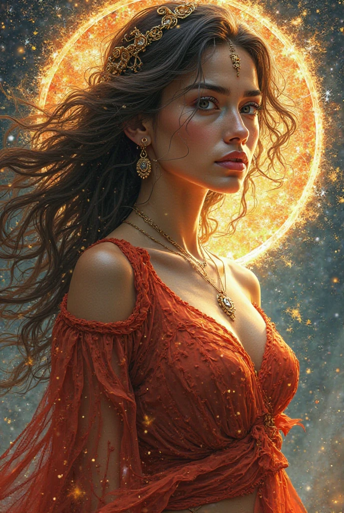 very beautiful woman aries sign