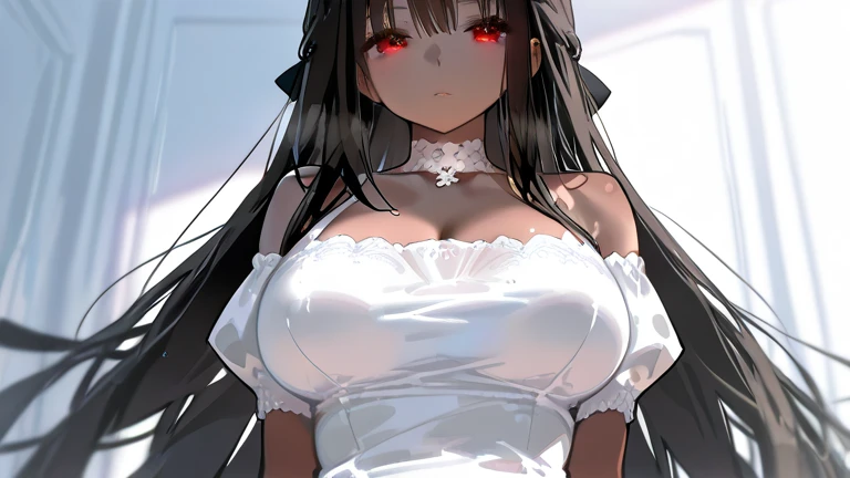 Ultra qualidade,Melhor qualidade,High definition,1 mulher, sozinho, Mulher de pele escura, cabelo preto, pele escura, seios grandes, sensual, casamento dress costume, casamento, retrato, joia, parted lips, olhos escuros, brincos, procurando o espectador, fundo do parque com flores rosas,seios enormes, pequena amostra, sensual, pele de azeitona, pele escura, segurando seios, Papel de parede, Linda noiva sexy,olhos escuros, perfect retrato
