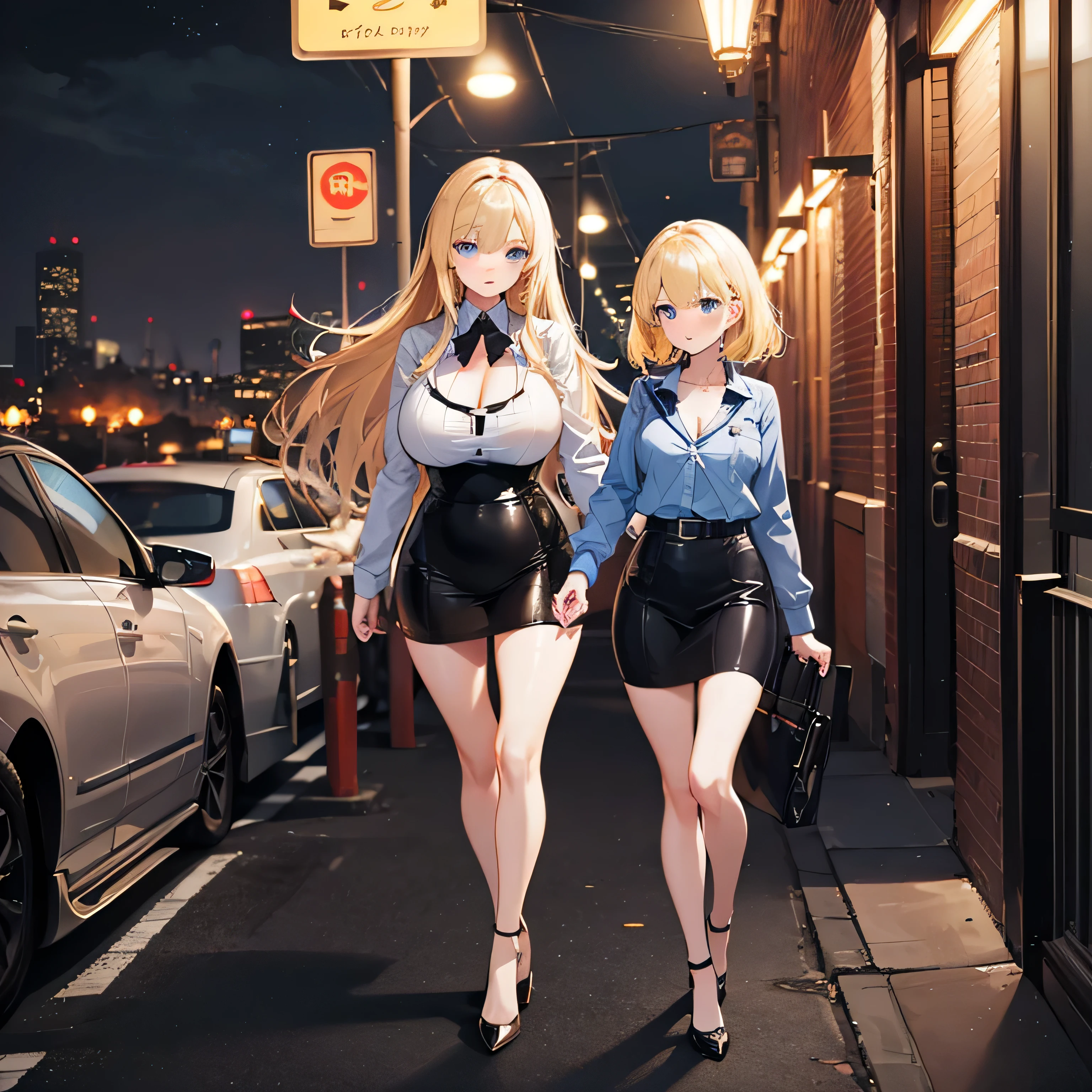 ((best quality)), ((masterpiece)), (detailed), 1girl, crop top, skirt, thigh highs,
large breasts, android,
