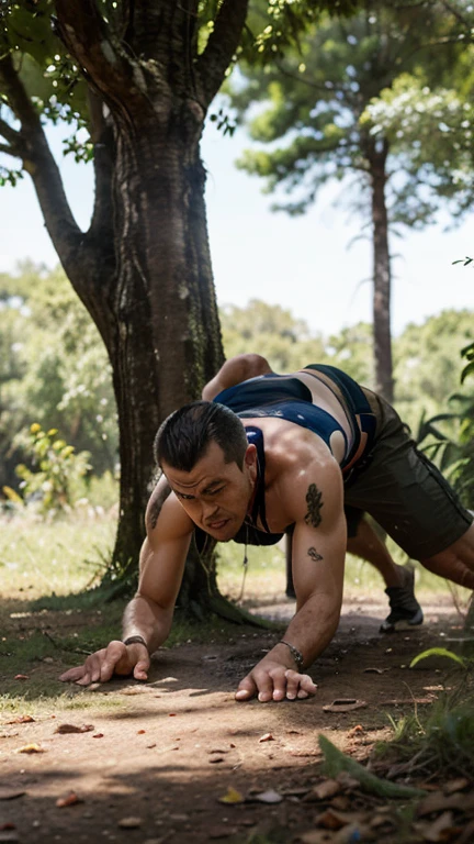 on the scales in a forest