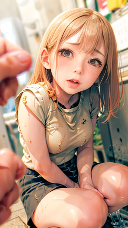 ((Nude)),masterpiece,high quality,,a photo of girl,blowjob,nsfw,1girls,fellatio,((Kindergarteners)),((Young Girl)),((Pedo)),((open vagina)),Hyottoko blowjob,open pussy