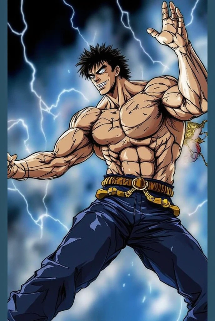 Sukuna,jujutsukaisen,baki,Sukuna merge with Baki