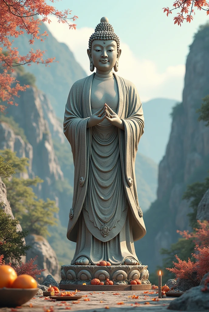 a serene buddha statue, detailed intricate buddhist sculpture, detailed stone carving, detailed intricate buddhist temple decor, highly detailed ornate buddhist architecture, intricate buddhist motifs, glowing soft warm light, peaceful tranquil atmosphere, ornate golden accents, realistic 3d render, cinematic dramatic lighting, octagonal pagoda roof, beautiful ornate buddhist artwork, detailed stone texture, ultra-detailed, (best quality,4k,8k,highres,masterpiece:1.2),ultra-detailed,(realistic,photorealistic,photo-realistic:1.37)