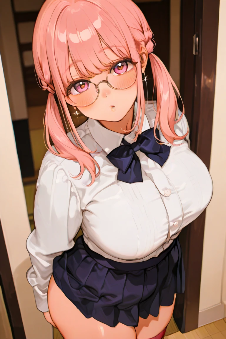 anime female character in School uniform, with short skirt,
BREAK
, nakamuramisaki, double tail, Glasses, black fur, (beautiful,huge_old:1.3), milf,
BREAK
, 1 girl, Alone, standing in the garden, Whole body, full figure,
BREAK
, beautifully detailed illustration of a cozy and meticulously decorated school classroom with warm lighting, vibrant colors, and a cozy atmosphere.
BREAK
, School uniform, high thighs, burezaa jacket (blazer), bow, School uniform, bowtie, shoes, moccasins, Love,
BREAK
, beautiful detailed eyes, beautiful detailed lips, extremely detailed eyes and face, long eyelashes,
BREAK
, half: oil painting, atmospheric lighting, dream color palette, detailed interior decoration, calm and peaceful environment,
BREAK
, (Best Quality,4k,8k,High resolution,masterpiece:1.2), ultra detailed,