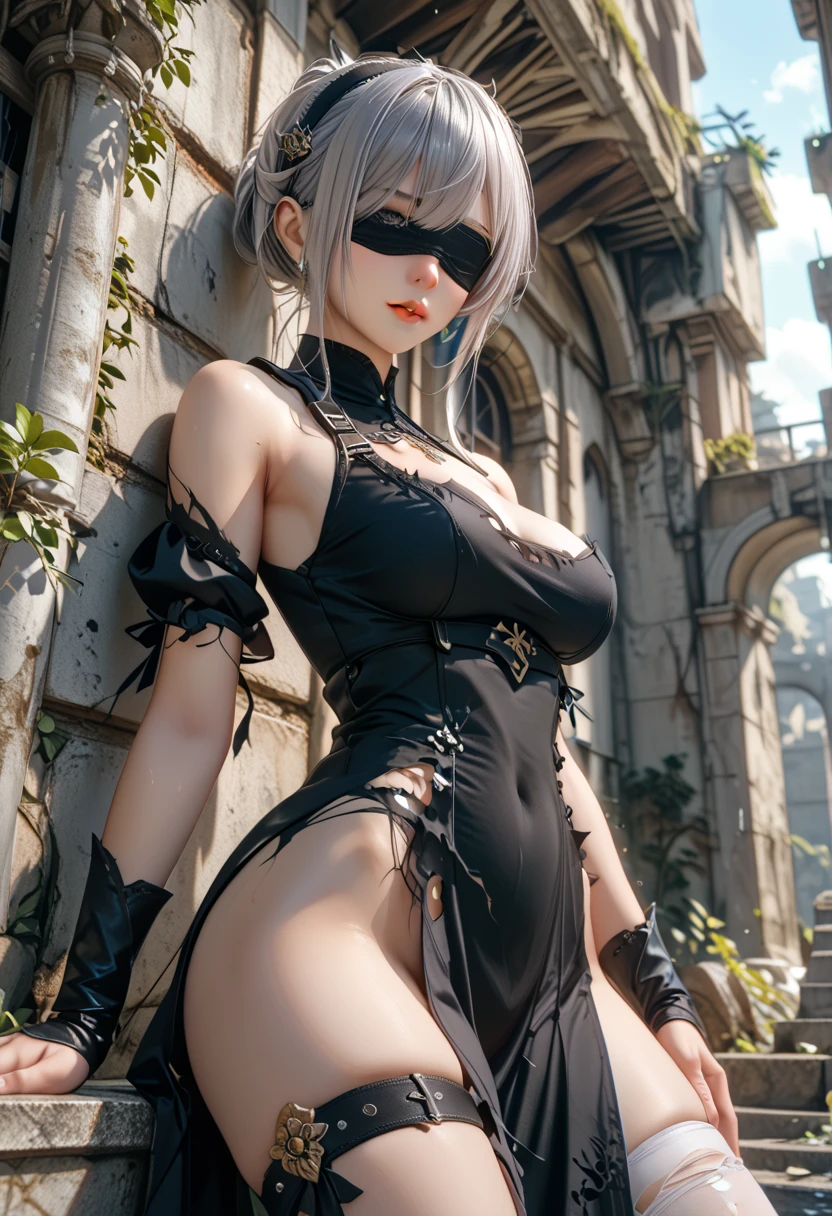 Sexy brown skin Azur Lane waifu,small breasts,Curves are super thick,sixpack abs,Tied to a torture chair,Torture machine,chain,Trapped,in basement,Hostaged,nipple torture,electric chair,urinating on herself, see-through thong,Open the thong vaginal run,Leucorrhoea, The blown tide revealed her breasts,camel-toe,diamond jewelly,Harajuku girl makeup, Sexy breast indentation, evoke, sfv, one-girl, solo, Perfect body, s the perfect face, perfect hand, Perfect Finger, Perfect lips, perfect eyes, Perfect background, perfect atmosphere, Professional quality, 8K, Perfect photography, Highest high resolution, 8K, Ray traching, perfect volumetric lighting, High-quality octane rendering, high quality vector, ultra - detailed, SAW movie scenes, Torture chamber, Clear skin, minimalistbackground, Perfect skin, no abberations, slender body, slender legs, black underwear, (standing, dynamic pose), (dainty pose, super cute), best illustration of her looking pretty, (best quality:1.3), (masterpiece:1.3), (illustration:1.3), (ultra-detailed:1.3), 1girl, 8k, RAW photos, best qualtiy, tmasterpiece, High-detail RAW color photos, profesional photo, (realisticlying, realisticlying:1.37), (highdetailskin:1.2), A high resolution, eyes in beautiful detail, (Beautiful and meticulous girl with infinite desire),1girll, jade\(azur lane\), hair bun, silver_hair, white_gloves, small breasts, double_bun, blue eyes, small breasts, high heels, silver hair, short hair, high heels, black lace thigh highs, tall, mature, black lace stockings, European women, European eyes, European face, camel toe