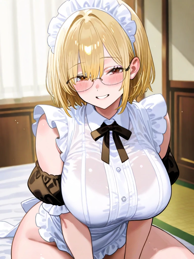 Headier_Ticker, Blonde Hair, short hair, big breasts, Brown skin,best quality,nude,(pov),1 girl,((1 boy)),((breasts blowjob)), paizuri, ((penis is between breasts)), (penis in breasts), ((breast squeeze)), in the chest,((perpendicular paizur)),(Jerk off with your breasts),Hold with chest,{best quality}, {very aesthetic}, {ultra-detailed}, {best illustration}, nsfw, girl, nude, fellatio,(paizuri),slut, man,(penis), in private room,(cum in breast), Milking,erection of nipple,orange color nipple,big penis,girl lies down on bed,male on top,girl lies down on bed, On back, male on top, paizuri, penis, in private room, from head side, cum on face,(excessive cum),(facial),cum on hair,cum on breasts,(lying),(from above),bukkake,breasts grab,straddling paizuri