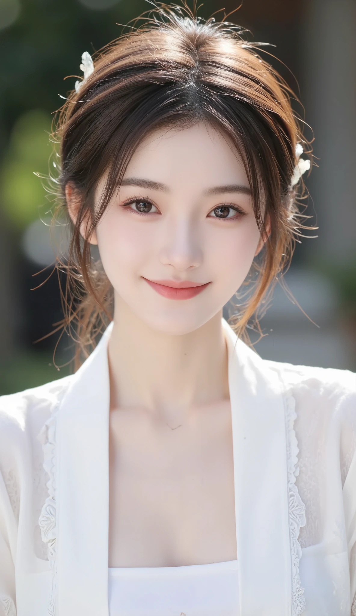 Asian style woman　smile　Facing Here　 young