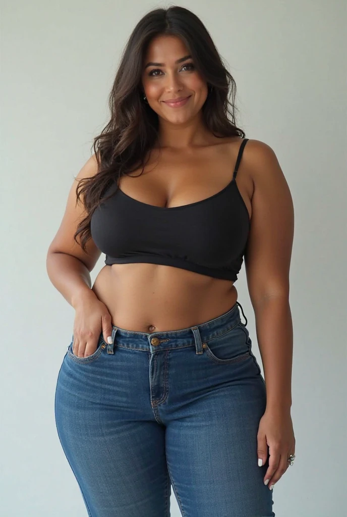 (ultra high definition), (ultra high definition), (full sharpness), (maximum quality), (Cinematic), (8k), (very black Girl), ((very tall girl), ((chubby)), ((extremely beautiful)), (alone), ((full body)), (ultra detailed face), (ultra detailed eyes), (ultra realist eyes), (perfect body), (delicate hands), (very detailed hands), (studio lighting), ((front view)), (very sexy), (malicious smile), (soft skin), (very insinuating), ((perky butt)), (((wearing shorts and t-shirt))), ((ultra wide hips)), (very thick thighs), ((very thin waist)), (very small breasts), (very big ass), (natural skin), (unique), (totally realistic), (very hot), (very fat ass), (very wide ass), (so sweet), temptation), (very wide pubis), (broad bones), (very round ass), ((no belly)), ((flat belly))