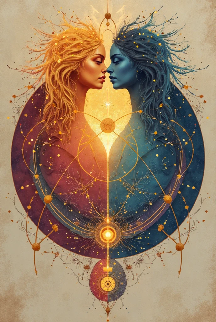 By Alex Grey Cosm, a beautiful redheaded woman of 18 years, various sacred geometries, mystical style, spiritual, best quality, psychedelic, perfect anatomy, mystery, universe --auto --s2