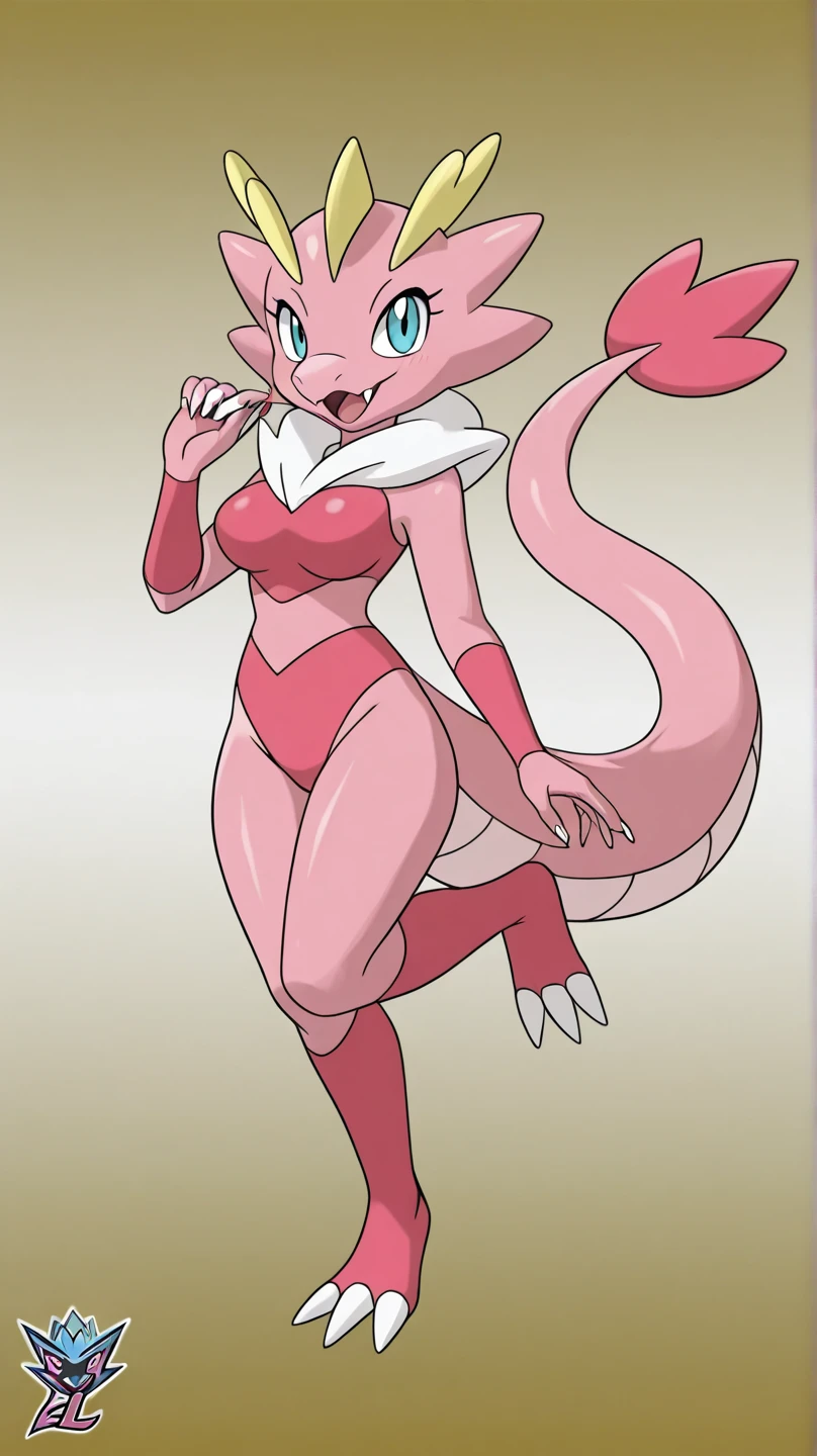 Dragon wearing stripper shorts sexy bikini