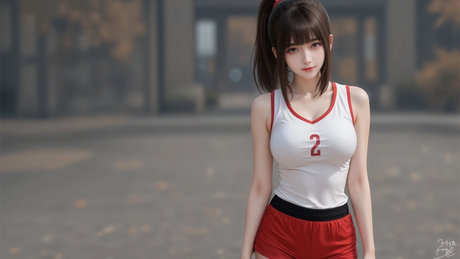 8K raw photos、Beautie:2.0、24 year old、japanes、cute little、Colossal tits:2.0、cleavage of the breast、((cheer girl:1.5))、a miniskirt、beautiful eyes finely detailed、Eye lashes、((Brown eyes:1.2))、Beautiful double eyelids、eyeshadows、Perfect eye makeup、((A smile:1.6))、Beautiful and thin legs、(chestnut-colored hair)、Medium Hair、fluffy hair、stadio、Daytime、Latina、Photorealsitic:1.9、Sexy navel、Skinny Legs、tthin eyebrows、Tear bag、lofty nose、((Highly sexual))