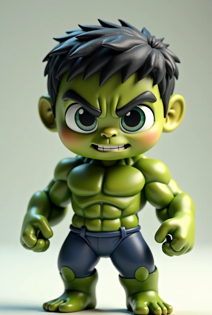 Make me a chibi hulk photo