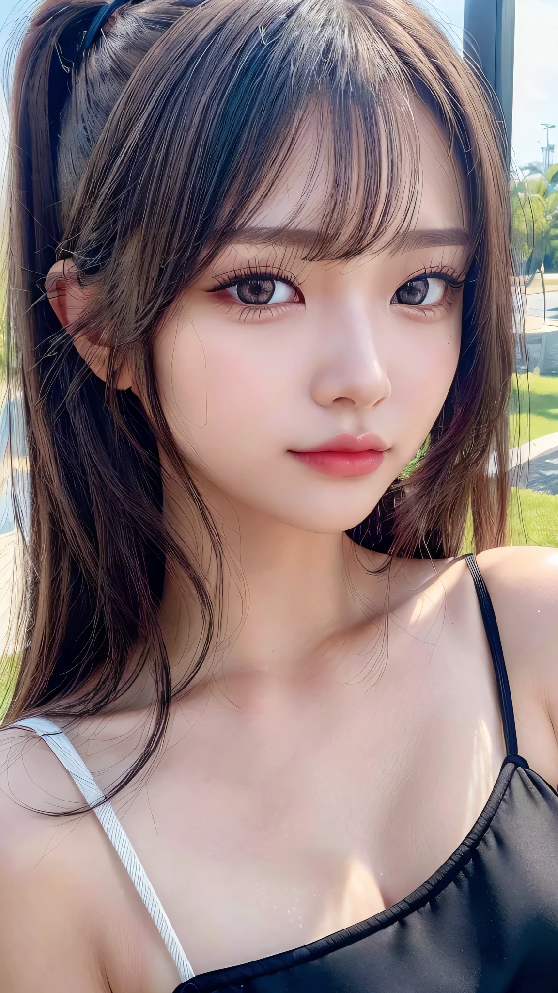 extreme close-up,(random pose),(random hairstyle),(Thin type:1.5),(large breasts:1.5),(Highest image quality,(8K), Ultra-realistic, Best Quality, High quality, High Definition, high quality texture, high detailing, Beautiful detailed, fine detailed, extremely details CG, Detailed texture, realistic representation of face, masterpiece, presence),(random fashion)
