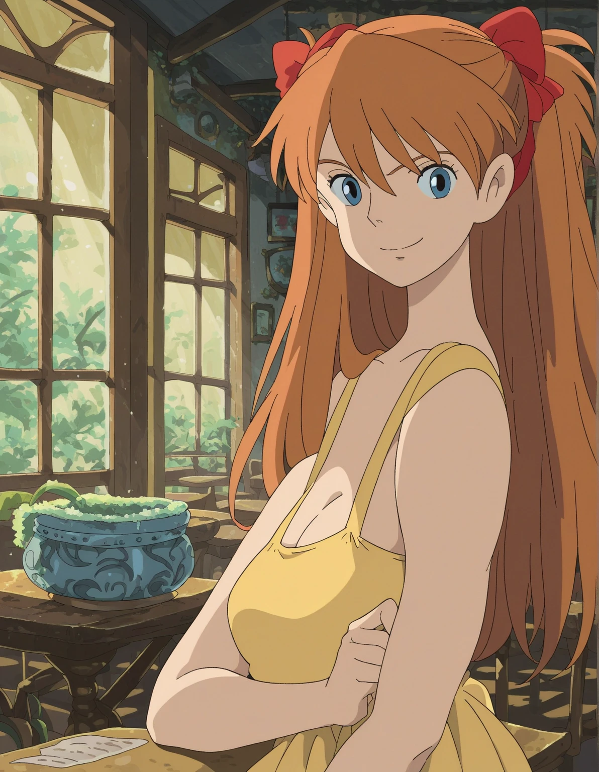 Masterpiece, best quality, ultra-detailed, detailed face, delicate eyes, gradient eyes, gradient hair, easy tracing, 1 girl, sexy, at (wasteland: 1.2), night, ((Goal)), ((Deponia)), big, huge, gigantic, sad, breasts_squeezed_together, cleavage, bra, bra, bikini, short hair, headband, tank top, underbust, skirt, mini skirt