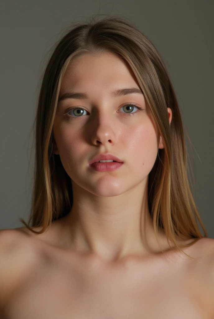Merger_valia_demida,
(headshot:1.2) portrait on a (plain black background:1.2), (headshot:1.2), (face focus:1.1), (facing the camera:1.2), Head in the centre, (eye contact:1.3), (intense stare:1.1), mouth open, (facing straightforward:1.2), (forward facing:1.1), Head, face, Head focus, Head tilted down, looking slightly up at the camera,
bokeh, f1.4, 40mm, photorealistic, raw, 8k, textured skin, skin pores, intricate details <lora:epi_noiseoffset2:1>, epiCRealism