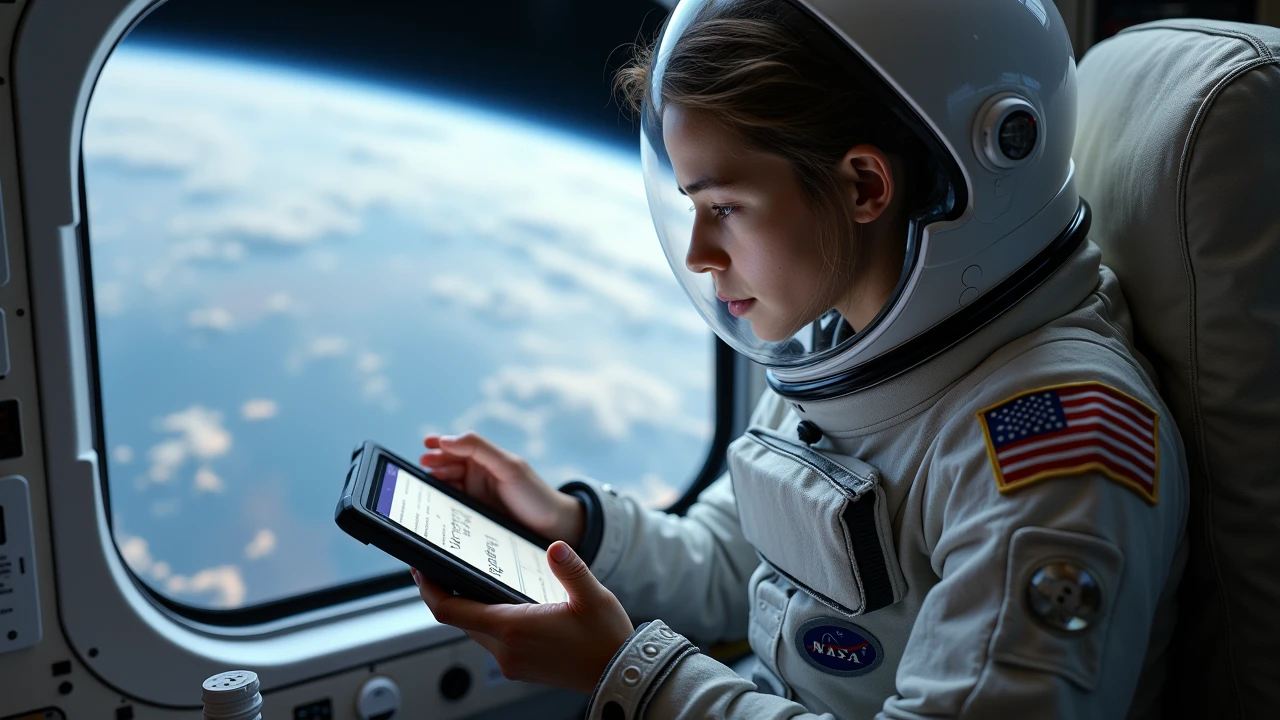 Electrical engineer in space