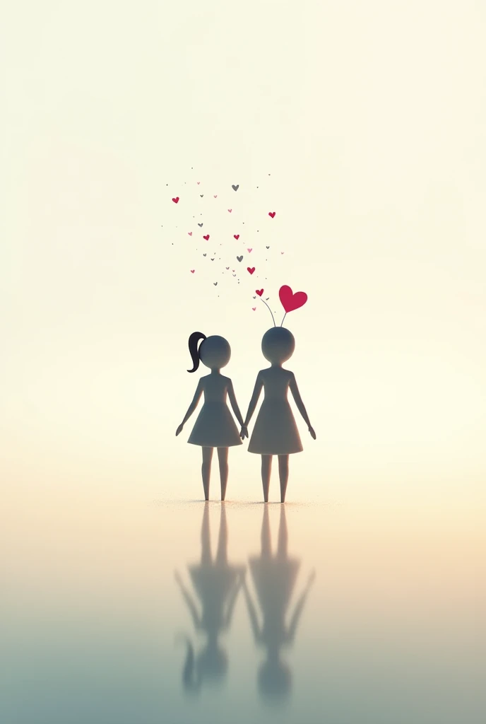 I wanted to create a virtual hug with this following photo