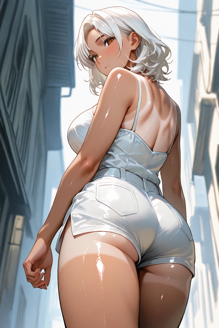 (((1 guy))),((extremely cute and beautiful boy)), watercolor, Peter Pan examines the buttocks of a 17-year-old Brazilian boy,(((big ass))),((curly hair,short hair))),(((tanned skin,shiny skin,very shiny body,plastic shiny skin,exaggerated ,lit skin,wet legs))),detailed body,cute,slutty,seductive,erotic,(((NFV))), revealing clothes,((rave mini shorts,white loose tank top)),((wet clothes,complicated outfit,complicated clothes)), (dynamic pose:1.0),embarrassed, by the ocean at night, dark storm clouds and puddles, landscape:1.25, (extremely detailed CG unity 8k wallpaper),( ((bright colors))),(complex background),(masterpiece),(Best quality)