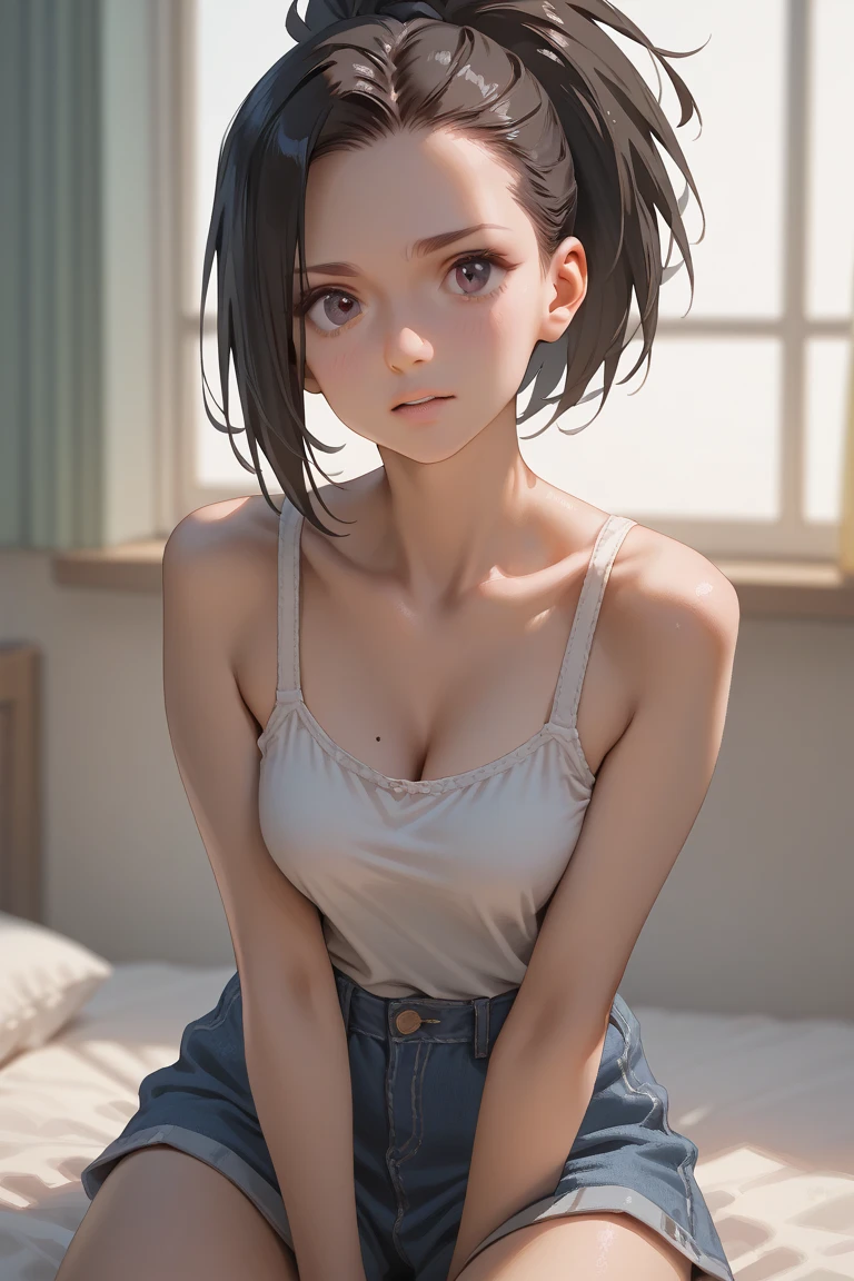 Browsing Caution、{{{Masseter muscle area}}}, {{{Highest quality}}}, {{Very unique}, {{Very delicate and beautiful}},(Hmph), (Highest quality, 32k, Tabletop, Hmph:1.2),Cute Girl Pictures,12 year old female 、Japanese House、Ancient Minjia、Girl relaxing on the porch、relax、{{{Denim skirt}}}、{{Denim mini skirt}}、{{Mini tight skirt}}、{{White tank top}}、{{No sleep}}、{{White tank top}}、{{{Open legs}}}、avert your eyes、Don't look at the camera、 Highest quality, Highest quality, Realistic, Unity, 32k 壁紙, Official Art、(Child-like body)、(Children's body shape)、{{White tank top:1.5}}、White panties、{Nipples are visible}、{Cute Mini Skirt}、{{{Clothes peeling off}}}、{show}、(Mischievous Smile:1.3),(Sweaty skin:1.5),(Boy's corpse),(immature々Shishi Body)、Black Hair、(Very short hair:1.3)、(whole body:1.2),{Sexy Body}、{barefoot}、Sexy body、{Highly realistic body}、(Midsummer:1.5)、(Angle from below:1.5)、(Spread your legs)、(Beautiful legs),Childishマンコ、Shape pubic area is clear、Quite small breasts、Flat Chest、{{See-through tank top}}、{{Lightweight tank top}},{See-through panties}、{{{The genitals are visible}}}、{{Exposed genitals}}、{Nipples are visibleタンクトップ}、{{Down blouse}}、{Nipples visible through clothing},{Pink nipples}、Pointed nipples 、{{Pointed nipples}}、オマンコShapeは明確である、{{Livelyショット}},{{{{Pay attention to the panties}}}}、{{{LivelyオマンコShape}}}、{{{Vividオマンコ}}}、{{{Livelyアナル}}}、{{{Very vividアナル}}}、{{{Open}}}、{{{Moisturized}}}