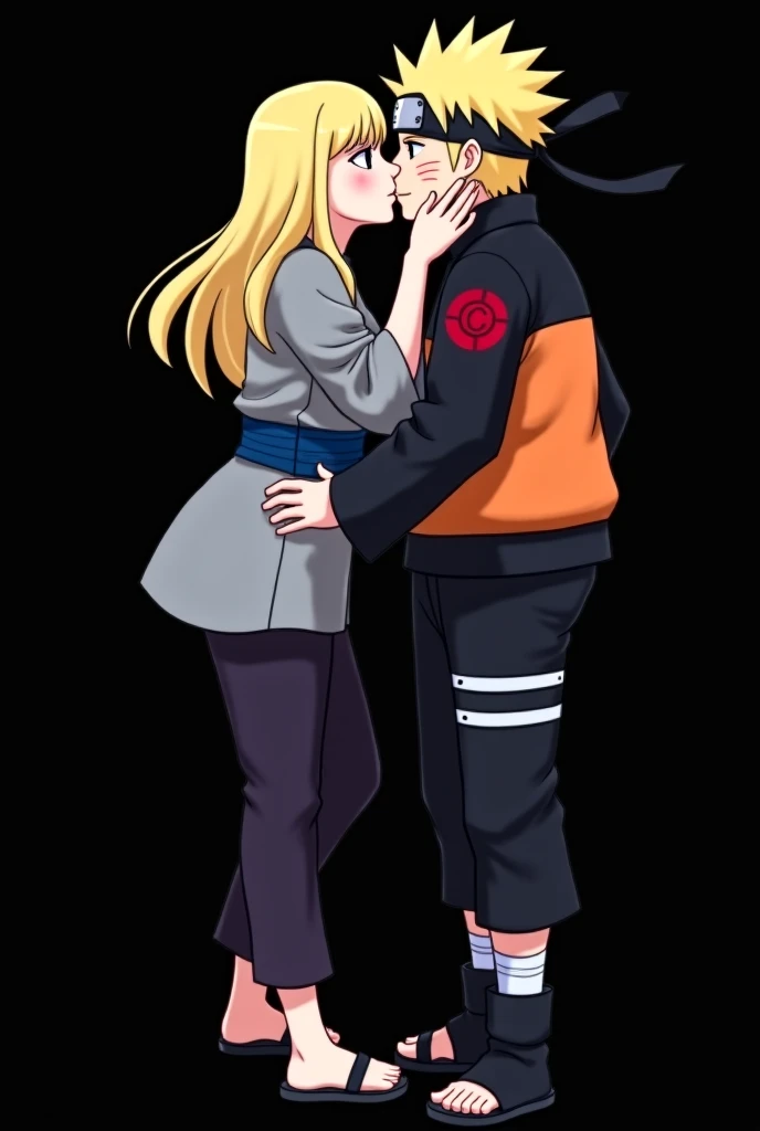 Naruto and Hinata kiss