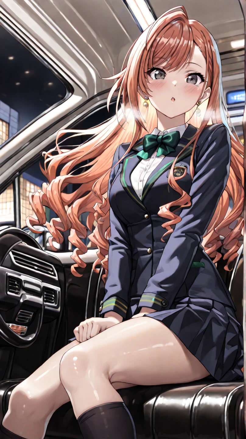 nswf,((masterpiece, highest quality, High resolution, 超High resolution, pixel perfect, Depth of written boundary, 4k, RTX, human development report))), 1 girl, single, alone, beauty、see the whole body、 ((short hair, short riuhai, reddish brown hair)), ((blue eyes, beautiful eyelashes, realistic eyes)), ((detailed face, blush:1.2)), ((smooth texture:0.75, lively texture:0.65, lively:1.1, Anime CG style)), medium breasts, perfect body,  smile, attractive way to sit, Brewing tea in a teapot, (The wind blows my hair，bare shoulders、expose her breasts、black tights) , It snows heavily at night、(((show panties:1.3)))、((((M字spread your legs:1.4))))
、first class, masterpiece, High resolution, (Full body diagram from head to toe), front, Composition from slightly below the front, symmetry, 18 year old tall girl, alone, (whole body from head to toe),  Unkempt brown hair, bangs, ((black tights)),( (black pantyhose)),(Luxury green lingerie), (spread your legs立つ), (one leg standing pose), (Composition showing panties), (her legs spread、I can see your panties.), (I was made to stand on one leg with my legs apart...), ((((spread your legs)))), thin legs, A very beautiful and tall 18 year old girl, (not wearing shoes), blush, shy big eyes, looking at camera, (((blazer uniform, plaid pleated skirt)))、please stand facing me、((Vulgarity)), hand between legs,knee length socks、Lighted up from the front