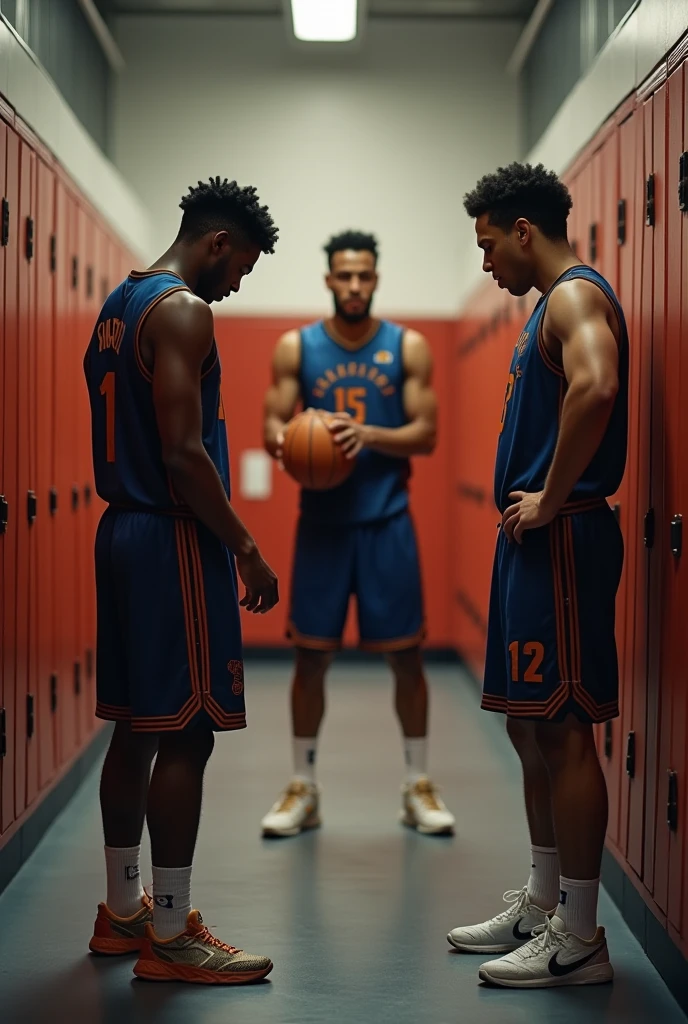 A little boy strayed into the basketball players' locker room and was surrounded by a group of naked athletes, pressed to the ground and beaten, beaten, beaten and raped