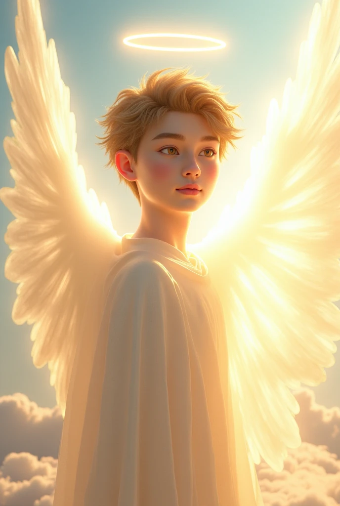 Idol and angelic handsome boy