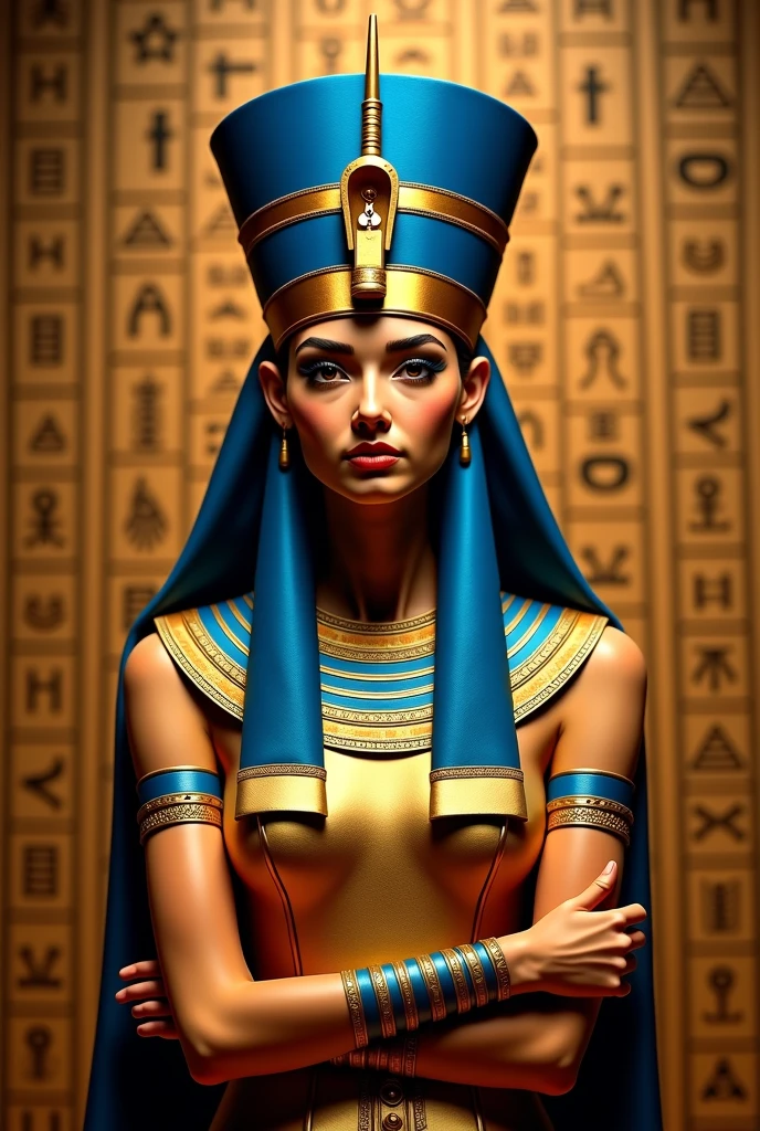Nefertiti a Woman, big breasts,