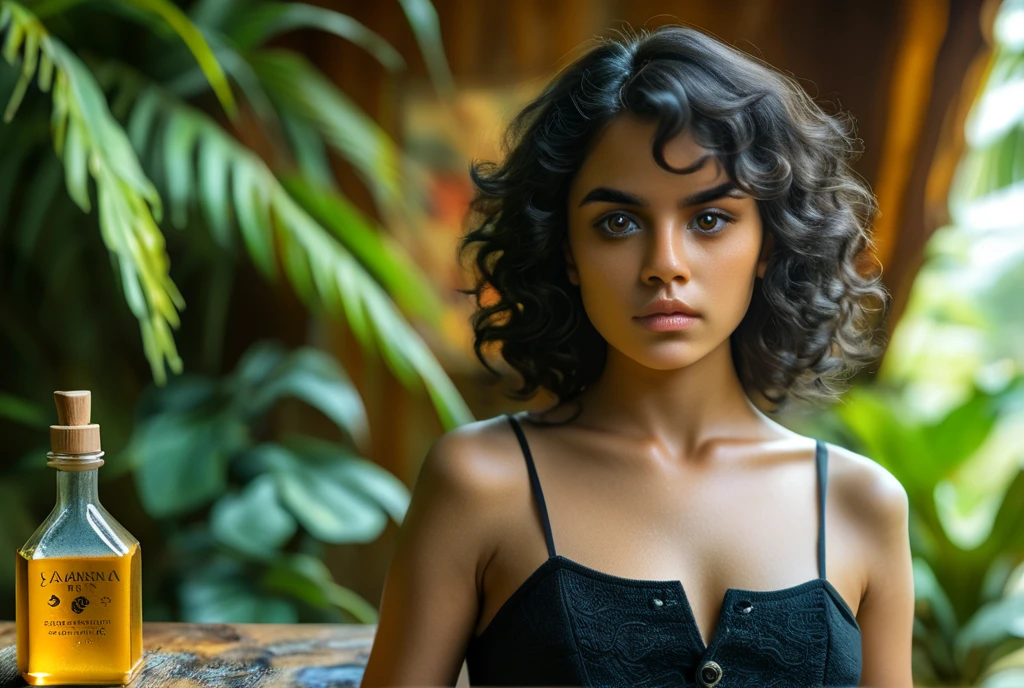 26 years old women, sport bra, goddess Buffy's with curly hair short hair , in the shwer room(A masterpiece of impressionist close-up photography) Attractive and sexy curvaceous Indian women, shower room, (wearing precious jewelry:1.4), ,(beautiful and fine eyes:1.1) , (Passionate expression:1.2) Intense dramatic lighting, wet rain, wood、bushes、flower、Bokeh, with backlight, light, very detailed, Trending with ArtStation, paint splashes, rich colors, F Written by kernel